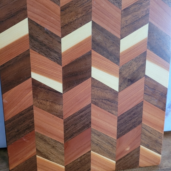 SOLD Checkered Clipboard - Herringbone Design - Approx 6x9 - Picture 7 of 12